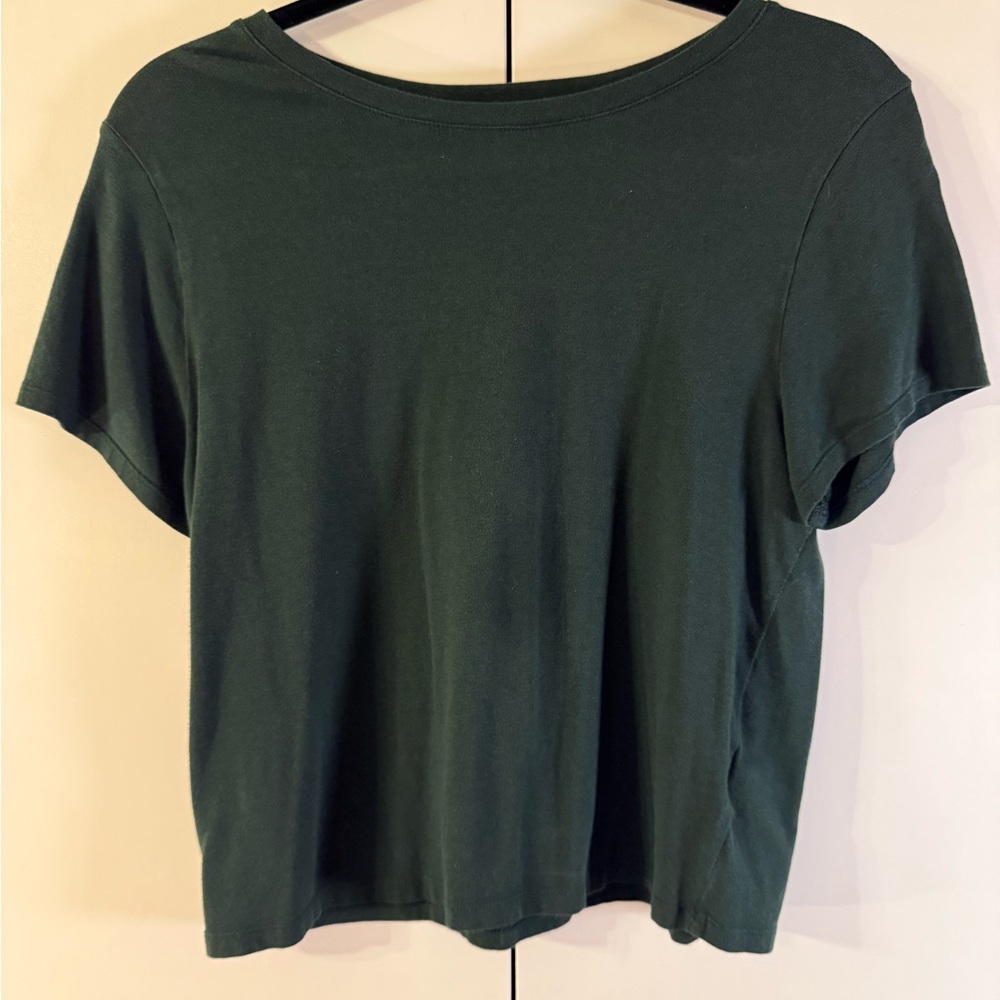 Soft Old Navy Green Boxy Short Sleeve Tee